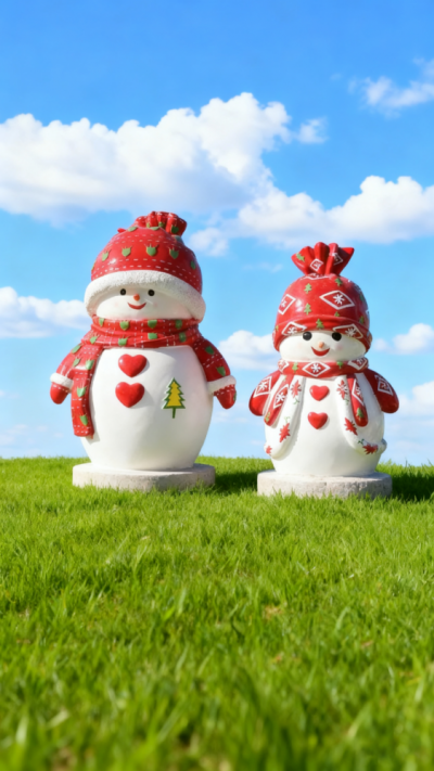 圣诞主题雕塑 (12)