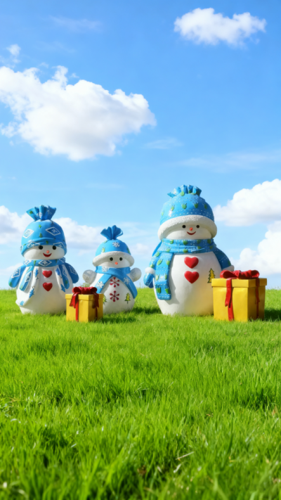 圣诞主题雕塑 (13)